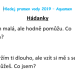 Pojďte si s Aquameny vyluštit jejich úkoly navíc! Pojďte si s Aquameny vyluštit jejich úkoly navíc!