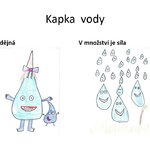Pojďte se podívat, jak by podle Petřkovické vody, vypadala kapka vody, kdyby oživla. Pojďte se podívat, jak by podle Petřkovické vody, vypadala kapka vody, kdyby oživla.