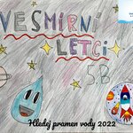 Vesmírní letci ze ZŠ Klimkovice mají svůj plakát. Vesmírní letci ze ZŠ Klimkovice mají svůj plakát.